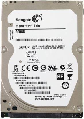 Seagate SGT500 Thin 500 GB Laptop Internal Hard Disk Drive (HDD) (Laptop 500 GB HDD)