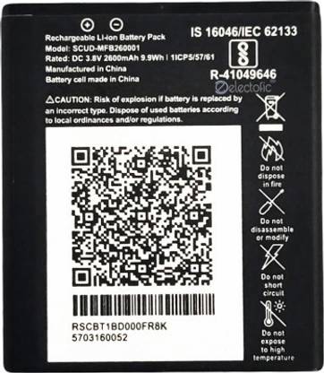 XCREET Mobile Battery For  JIO JIOFI 3 JMR 540, Jio Fi 3, JMR 541 SCUD-MFB260001
