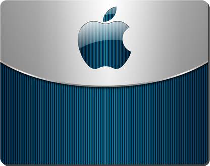 Ryca APPLE IPHONE Logo 3D Design High Resolution Non Slip Base Mousepad