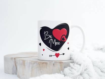 purezento BE MINE COUPLE LOVE COFFEE TEA / MILK MUG Ceramic Coffee Mug