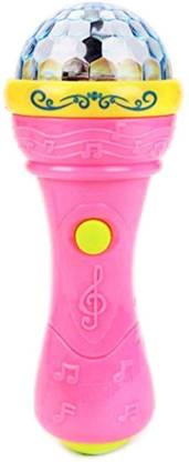 Saunidh Fashion Classic Flash Microphone Toys Mini Cute Music Karaoke Mike Luminous Toys Novel Party Star Light Sticks Prop Toy
