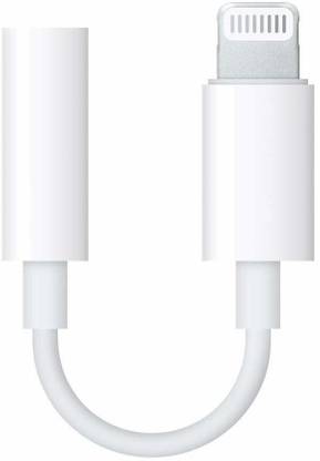 Case Plus White Audio Adapter 3.5 mm Jack Converter Headphone Jack Adapter Connector Support Music Control & Calling Function for iPhone Xs MAX/XR/X/8/7/Plus/6S/6/SE/5S/5C/Pad/for All iOS Devices Phone Converter
