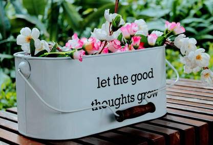 TRUPHE Flower Pot Planter/ Motivational Quotes Planter - W2 Plant Container Set