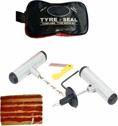 Modinity Tubeless Tyre Puncture Kit Emergency, Flat Tire Puncher Repair Patch Tool Tubeless Tyre Puncture Repair Kit