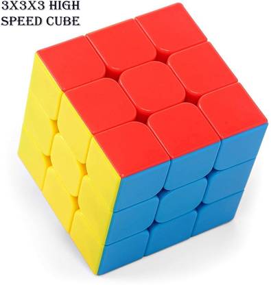 Toystic Speed Cube 3x3x3 Jurnwey Stickerless Smoothly Game Brain Toy for Kids and Adult