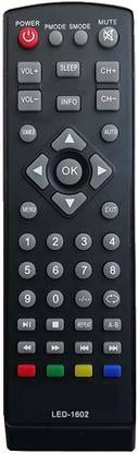 BhalTech LED-1602 LED LCD TV Compatible with LED LCD TV  INTEX Remote Controller