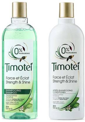 Timotei Strength & Shine Shampoo 400 ML + Conditioner 400 ML