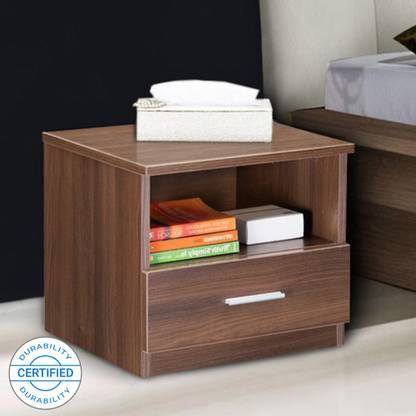 Delite Kom Riley Engineered Wood Bedside Table