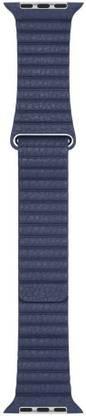 Juberous Adjustable Leather 38mm/40mm/41mm Band with Ultra Secure, Strong Magnetic Closure Dark Blue Smart Watch Strap