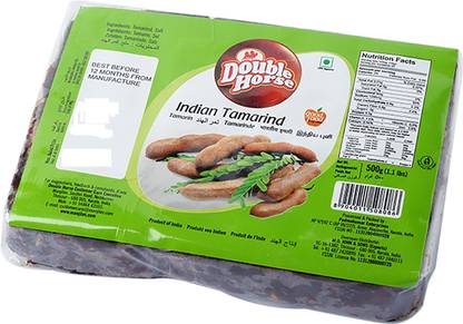 Double Horse Indian Tamarind 500g(Pack of 1) | Tamarind | Imili