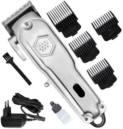 OKJ New Professional Electric Haircut Rechargeable Beard Hair Clipper and Trimmer Cordless Use Men Trimmer(Multicolor) Trimmer 120 min  Runtime 4 Length Settings