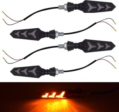 Ramanta Front, Rear LED Indicator Light for Universal For Bike, Bullet, Yamaha, KTM Universal For Bike, Duke 190