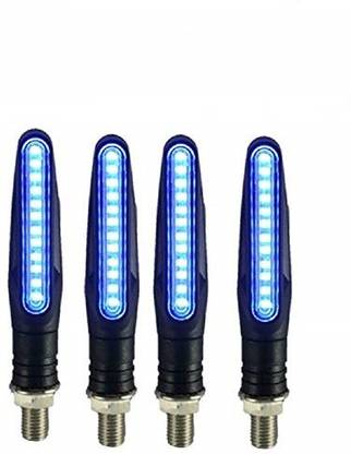autohives Front, Side, Rear LED Indicator Light for Universal For Bike Universal For Bike