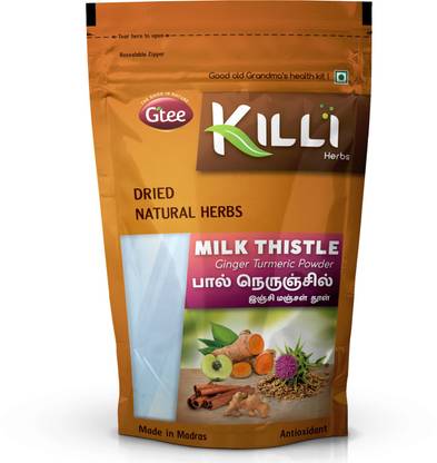 KILLI Milk Thistle Ginger Turmeric Cinnamon Amla Powder, 100g