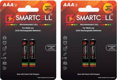 Smartcell AAA Ni-MH Rechargeable 1000mAH Battery