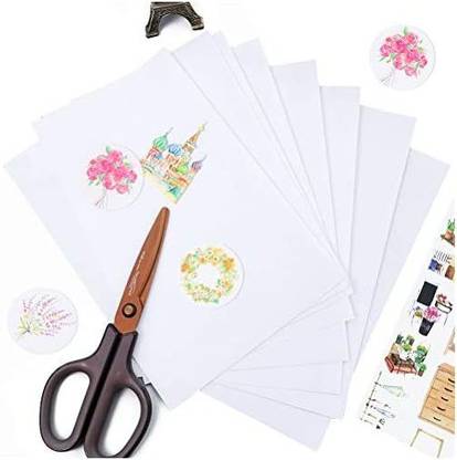 SUMAJU 30 Sheets Diamond Painting Paper, 5.7 X 8.3 Inch Reusable Release Paper Non-Stick Cover Replacement Paper 5D Diamond Pai