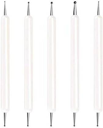 selizo 5 Pcs Embossing Stylus Set With Different Size Double End Tracing Dotting Tool Stylus For Carbon Transfer Paper Mandala