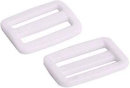 Shapenty 1 Inch Plastic Tri-Glide Slides Button Adjustable Webbing Triglides Slider Buckle For Belt Backpack And Bags 20Pack