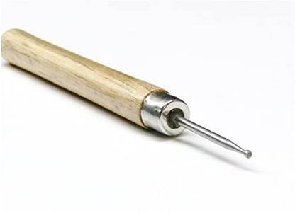 NOVELTOOLS Wire Rounder Tool With Wooden Handle Debur Wire End Wire Working Tool Round Bur (E 1)