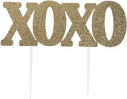 Festiko XOXO Cake Topper