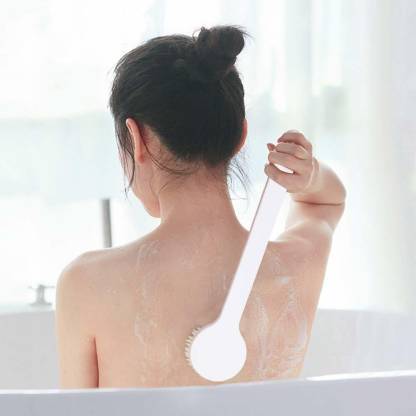 Amazing Shower Body Bath Brush Long Handle Gentle Back Skin Scrubber Exfoliate Massage Improve Blood Circulation Cellulite Treatment
