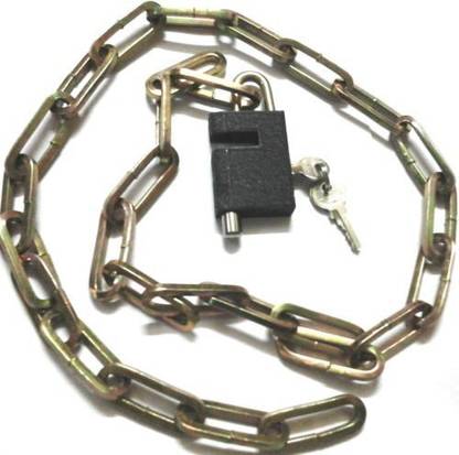 Black Camel CHAIN LOCK - BIKE BICYCLE SCOOTER LUGGAGE DOOR WINDOW LOCKER LUGGAGE 90CM LONG Chain Lock