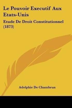 Le Pouvoir Executif Aux Etats-Unis