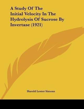 A Study Of The Initial Velocity In The Hydrolysis Of Sucrose By Invertase (1921)