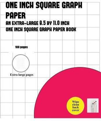 One Inch Square Graph Paper Book