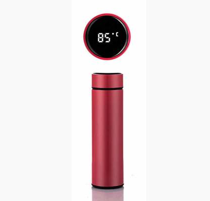 SWISS WONDER ™XVI - AS - 923 - Water Bottle with LED Temperature Display and Double Walled 500 ml Steel Flask