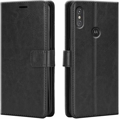Coverage Flip Cover for Motorola Moto One Power