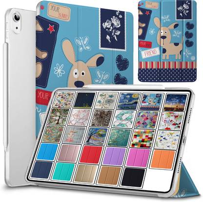 DuraSafe Cases Front & Back Case for iPad Air 4th 5th Generation 2020 2022 iPad Air 4 5 10.9 Printed PC Clear Case