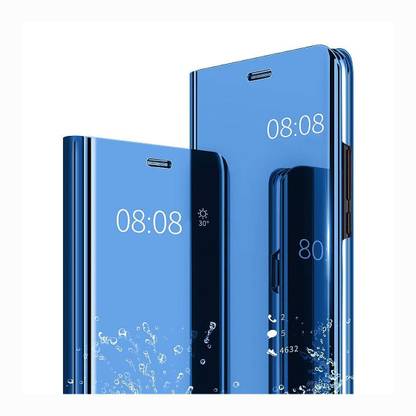 MIVUS Flip Cover for Vivo Y73 Mirror Flip Stand Case Clear View Window Smart Hold Case Cover