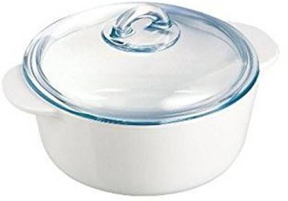 Pyroflam Round Casserole Heat Resistant Cook and Serve Casserole