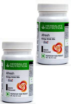 HERBALIFE Afresh Energy Drink Mix Elaichi 50 gm ( Pack Of 2 ) Energy Drink