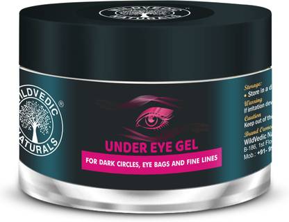 Wildvedic naturals Under Eye Cream for Dark Circles, Wrinkles & Eye Bags