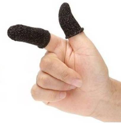 Offer99 Finger Sleeve Game Trigger Controller Sweatproof Finger Gloves for PUBG Gaming O-2 Finger Sleeve