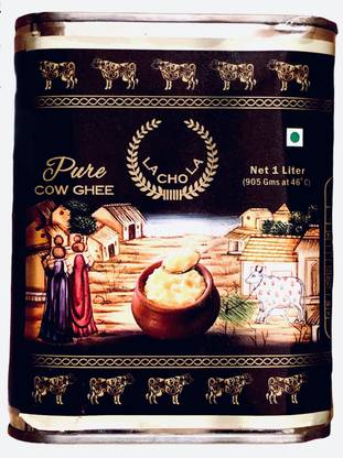 lachola PURE GHEE 1LTR Ghee Tin