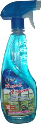 RAPID ACTION Glass Cleaner With Advance Formula (500 ml)- Pack of 1