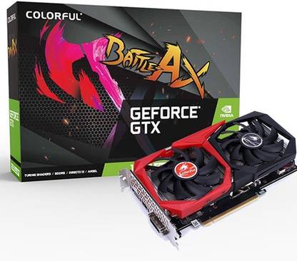 Colorful GeForce GTX 1650 EX 4GD6-V GDDR6 4 GB NVIDIA Chipset 128 bit 1410 MHz Graphics Card