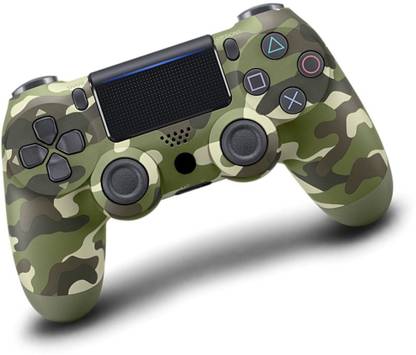 Clubics PS4 Wireless Controller - Army Green Motion Controller for Motion Games (Army Green)  Joystick