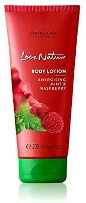 Oriflame Love Nature Body Lotion With Energising Mint & Raspberry -200ml