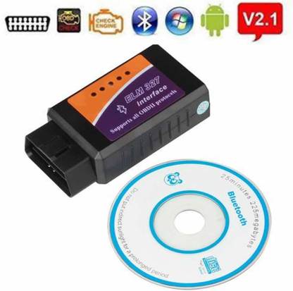 iWin ELM327 Bluetooth OBD II Auto Car Scanner Diagnostic Tool new version with software CD OBD Reader