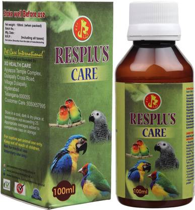 Pet Care International (PCI) Resplus Care || Helps in Respiratory Problem for Healthy Bird Healthcare (100ml) Pet Health Supplements