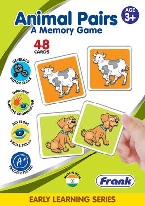 Frank Animal Pairs Early Learning Memory Game