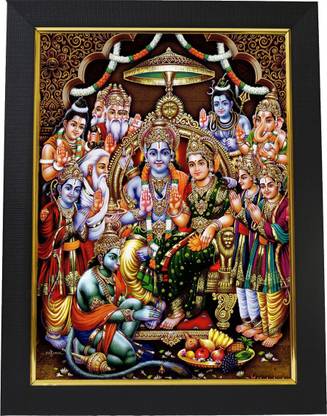 101Temples सीता रामूला कल्याणम गॉड फोटो फ्रेम रिलीजियस फ्रेम