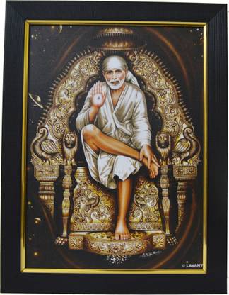 101Temples Sai Baba God Photo Religious Frame