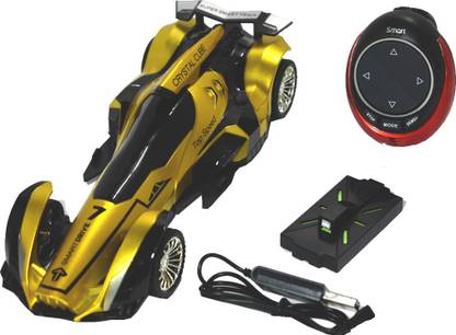 TRYTOKART Smart Band And Voice Controller Speed King Racing Car Length 22 Cm Color Yellow