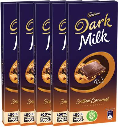 Cadbury Dark Milk Salted Caramel Chocolate Bars