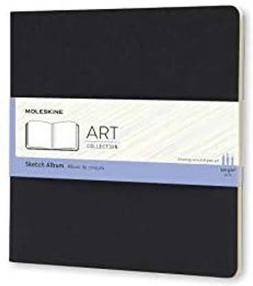 Moleskine Art Sketch , Soft Cover, Square (7.5" X 7.5") Plain/Blank 88 Pages